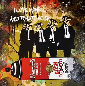 Cash Soup von Misako Street Art