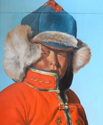 Jeune garçon mongol par Patrick Lachevre