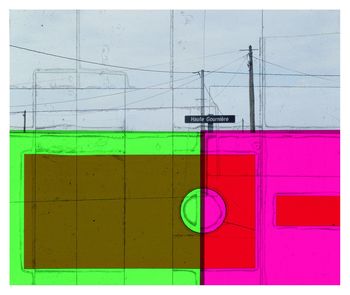 Contamination quinacridone et phtalocyanine chlorée von Erick Derac