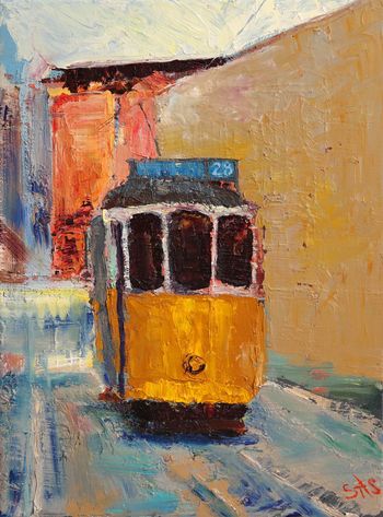 Tramway de Lisbonne by STAS (Stanislav Dyshlov)