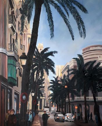 Le soir tombe à Valencia by CATHERINE GAJAC