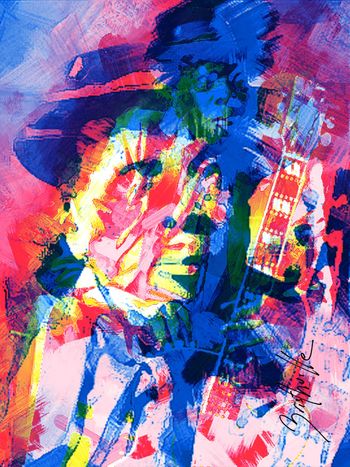 John lee hooker by Jean-Marc Bristhuille