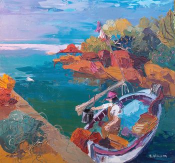 Les cistes roses by Michèle Ulmann