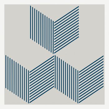 Les lignes aux cubes by Henri Boissière