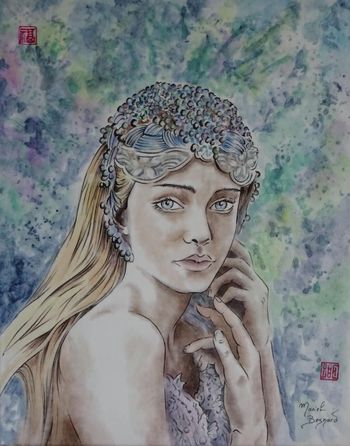 Nymphe aux perles par Muriel BESNARD