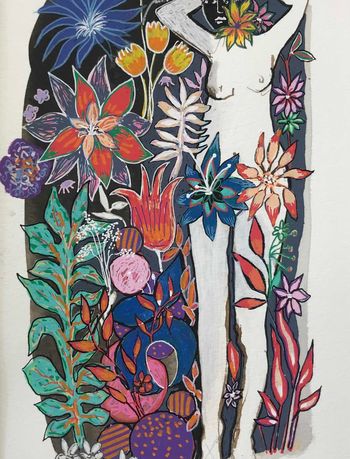 Nu Floral-Lilli-02 by Claire Mériel