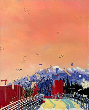 Sur la passerelle par Ivan Sollogoub