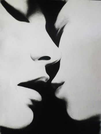 Le baiser (visage 171) by Nicolas Neyman