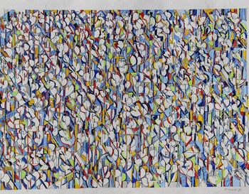 Multitude verte par Francis Gonnet