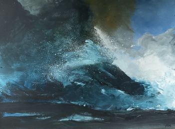 La vague, étude n°5 by Emmanuelle Priss