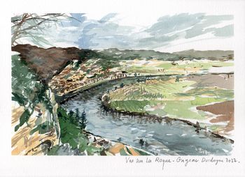 La Roque gageac - Dordogne by Thierry Machuron
