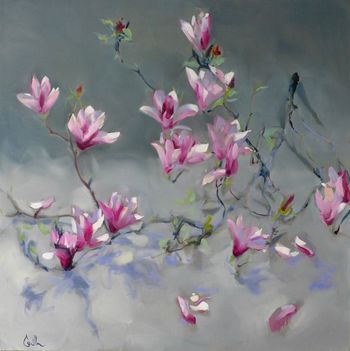 Les mains roses du printemps by Agnès Guillon