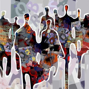 Silhouettes 010 by CLAUDE DE LUCA