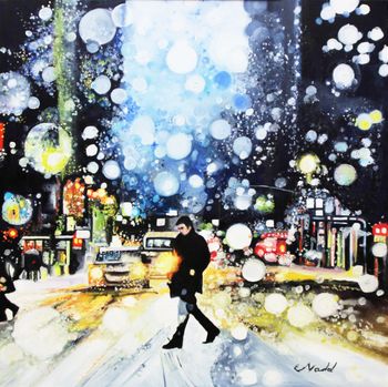 neige sur la ville by Clotilde Nadel