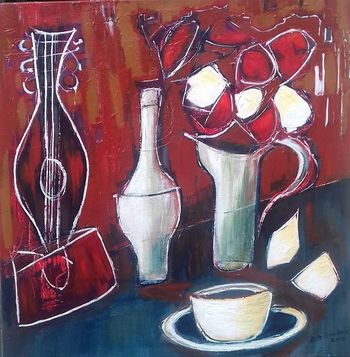 Deux carafes von Dominique de Gaudric