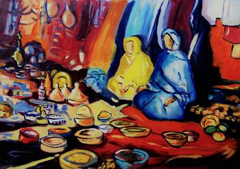 Marché marocain von Patrick Brière