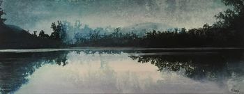 Lac en hiver von Magalie Ors