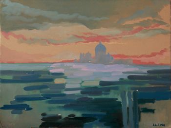 Venise Grand Canal, soleil couchant par Sasha C. Bokobza