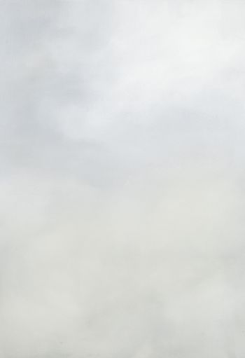 Voile bleu teinté de nuages blancs et secs by Christine Lacour