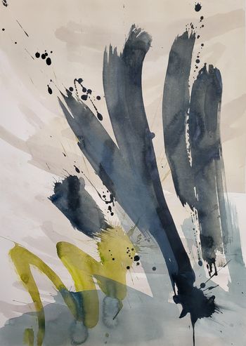 Rainfall in meadow von ian palmer