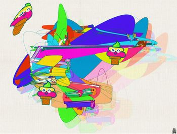 Digital experi-mental 02 - the ice cream explosion par Alex Saman