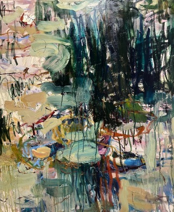 Lily pond. Last days of summer. by Lilia Orlova-Holmes