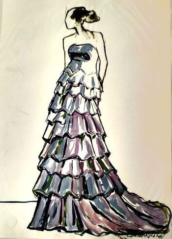 Etude pour une robe 9 by Jivko Sedlarski