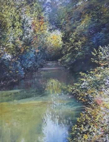 Les beaux souvenirs, rivière à l'ombre by Alain Voinot