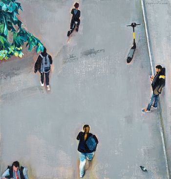 Vue de la passerelle Vaugirard 4 von Alain Pontecorvo