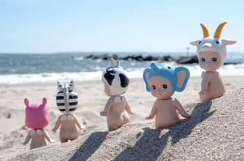 Coney island beach III by David Law