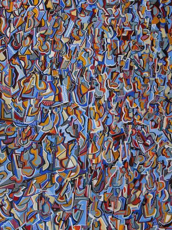 Au bleu des courbes by Francis Gonnet