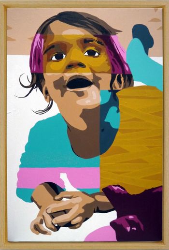 Lena et le chat von Smoka