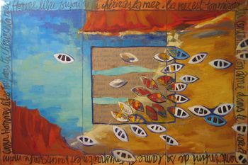 Homme libre, toujours tu chériras la mer. von Régine Pivier-Attolini