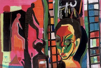 Tales of gods (inside cathedral) by Frank Schroeder