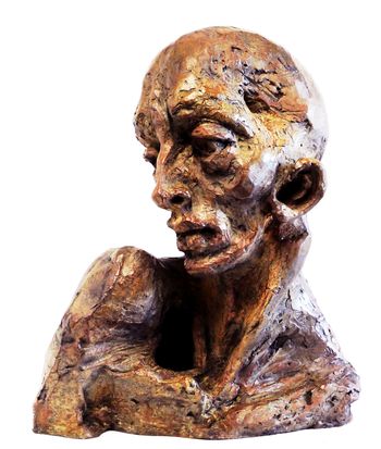 Tête humaine by Marie-Thérèse Tsalapatanis