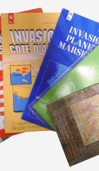 Lot de 6 Cartes by Invader