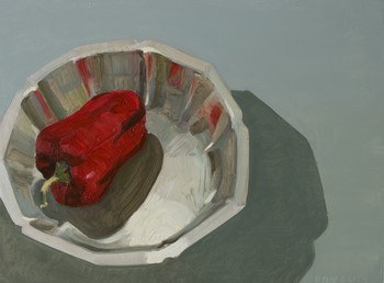 poivron rouge dans un plat par Olivier Payeur