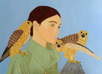 La jeune fille aux faucons par Victoria Stagni