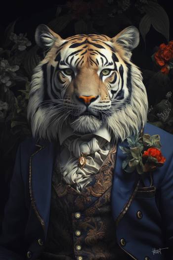 ELEGANT TIGER by HOLLY WATT