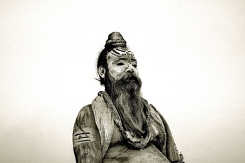 La sagesse du Sâdhus. Inde von Leroyphoto