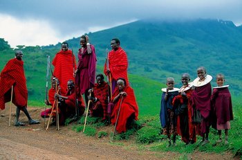 Tribus Massaï. Kenya von Leroyphoto