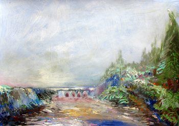 Pont gelé von Thibault Lepeudry