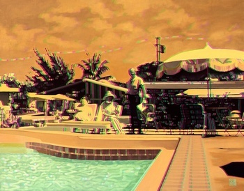 All day long, on a chaise longue. par Didier Van Sprengel