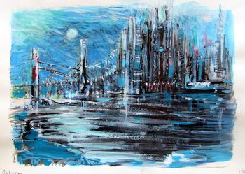 Black town night by Thibault Lepeudry