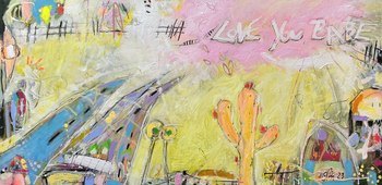 Love You, Babe No.1 by Bea Garding Schubert