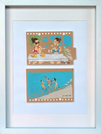 Scènes de plage en corse by Sasha C. Bokobza