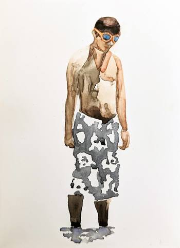 Bather 2 par Annabelle Shelton