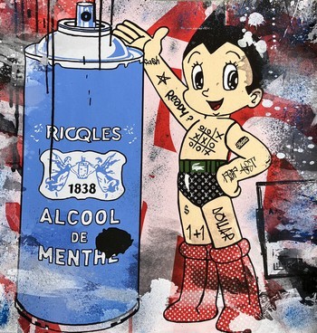 Mint Addiction von Misako Street Art