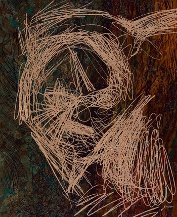 Self-Portrait in a Landscape par Ihar Barkhatkou