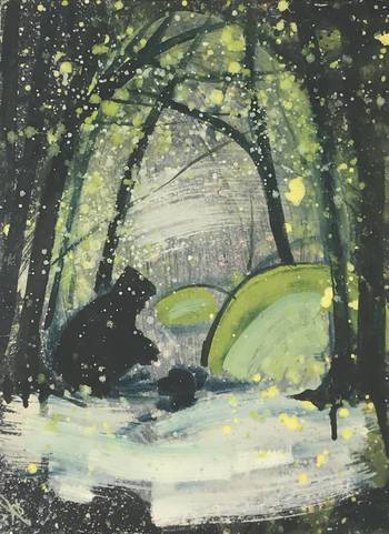 Camping par Elizabeth Jardine